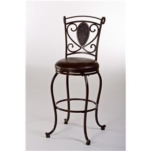 Hillsdale Metal Stools Scarton Swivel Bar Stool